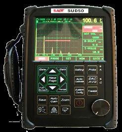 自動化される PC ソフトウェア SUD50 と手持ち型高速超音波欠陥の探知器
