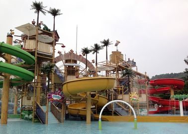 6 枚の水スライドが付いている大きい水家の水の運動場の海賊船 Stype