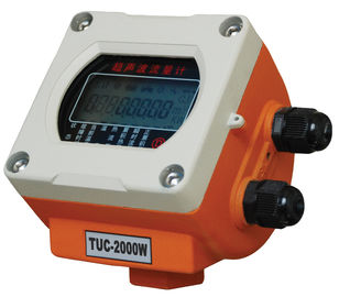 TUF-2000F の携帯用超音波流れメートル、複数の表示防水流量計 IP68