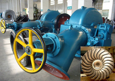 発電所の Turgo のハイドロ ハイドロ タービン 800KW - 2.5MW 水タービン発電機
